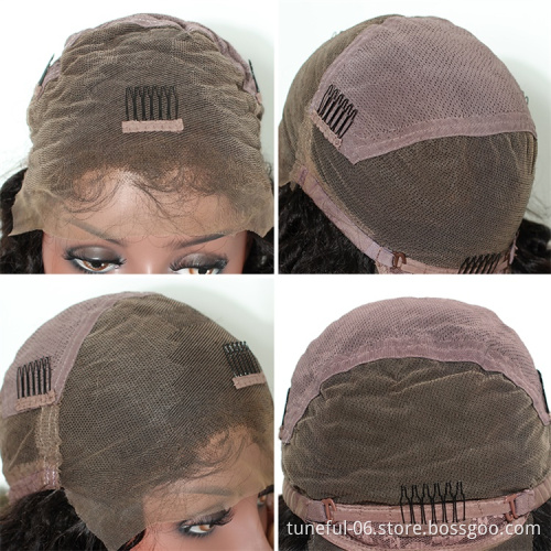 Glueless Full Lace Brazilian Human Hair Wig Unprocessed 100% Human Hair Full Lace Wig Natural Human Hair Wig For Black Women